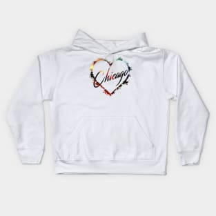 I Love Chicago Kids Hoodie